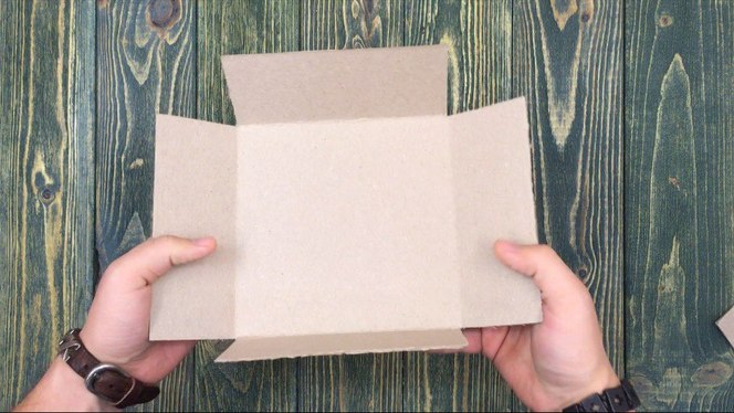 Коробка из картона своими руками